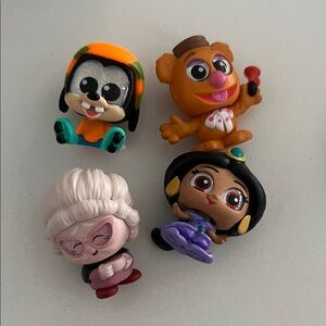 Vibrant Cartoon Character Figurine Set